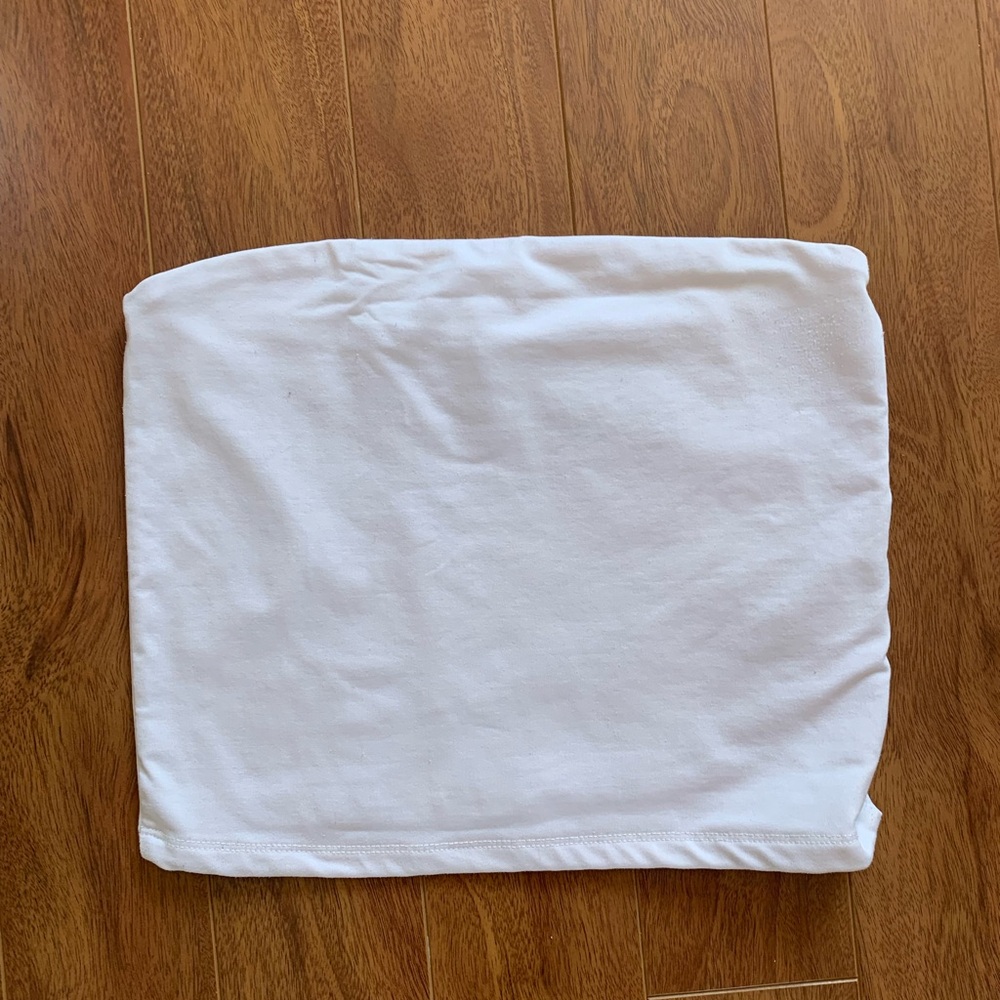 Bershka White Tube Top